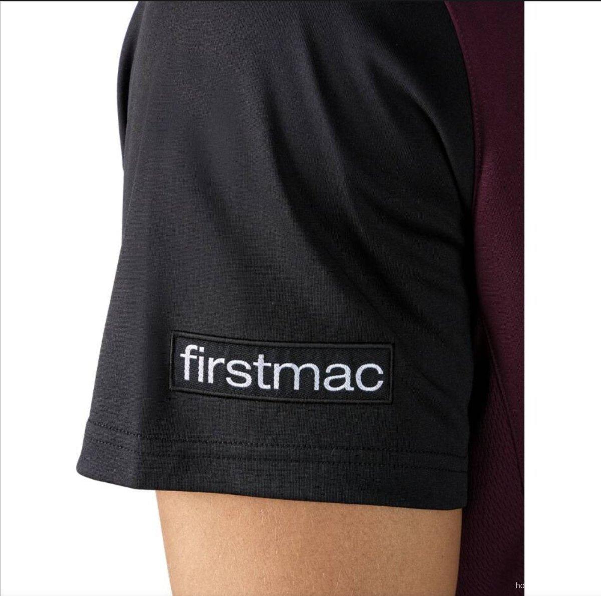 25/26 Brisbane Broncos Maroon with Black Sleeves Polo Shirt