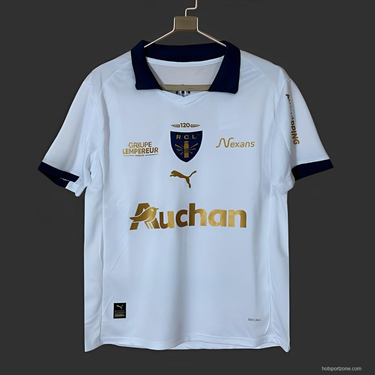 25/26 RC Lens White Goalkeeper Jersey