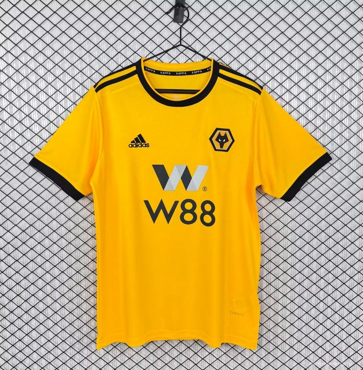 Retro 18/19 Wolverhampton Wanderers Home Jersey