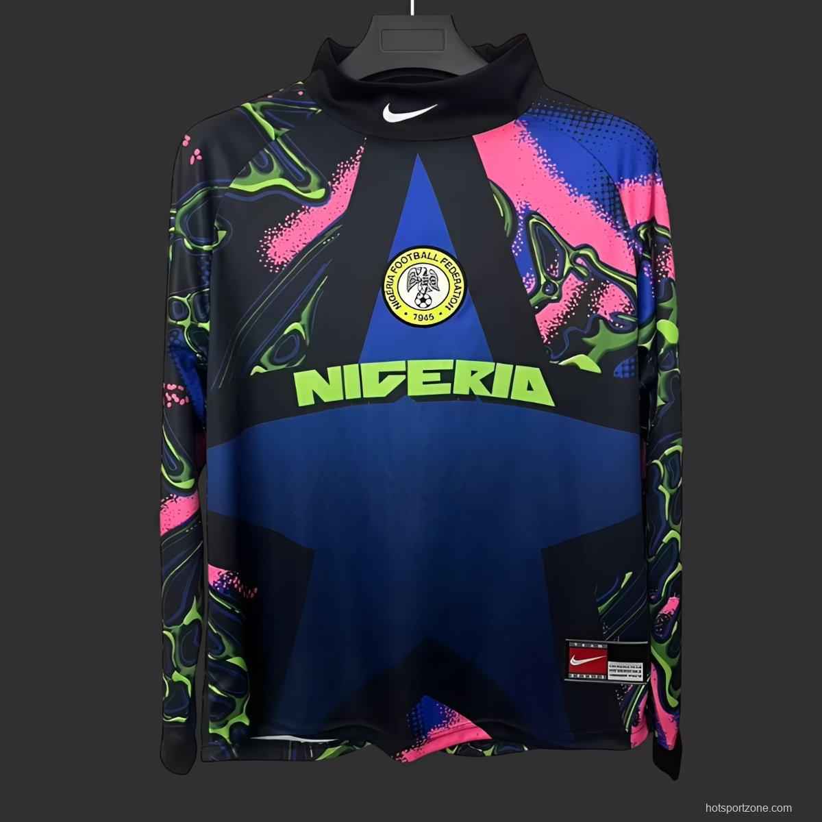 2026 Nigeria Hollywood Goalkeeper Long  Sleeve Jersey