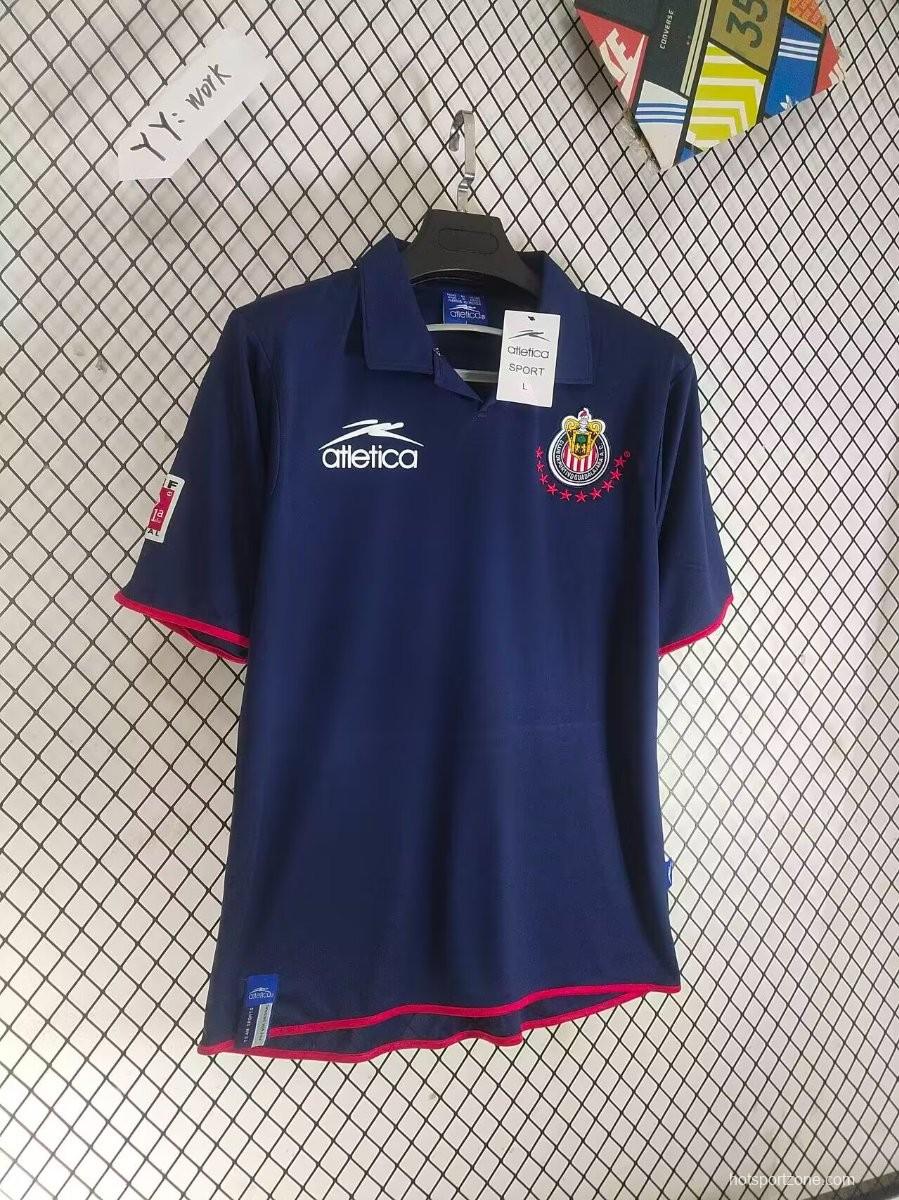 Retro 03/04 Chivas Guadalajara Away Navy Jersey