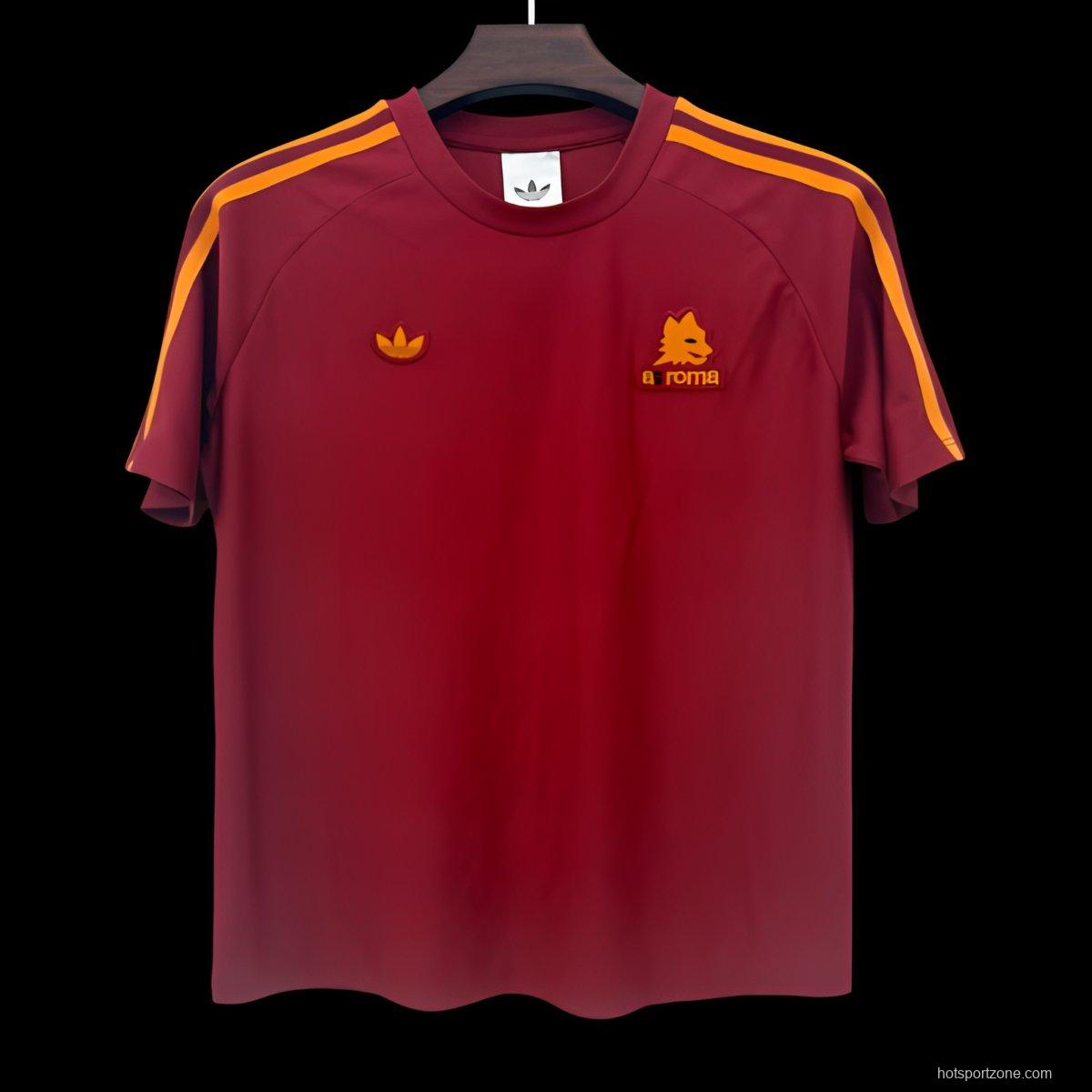 25/26 Roma Adidas Original Red Jersey