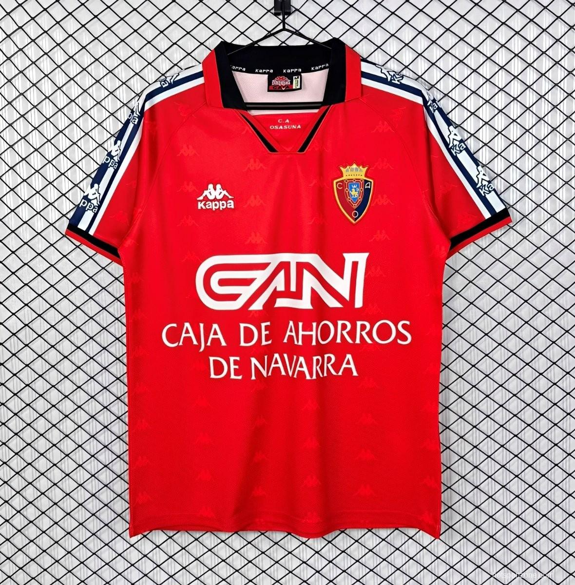 Retro 95/96 Osasuna Home Jersey