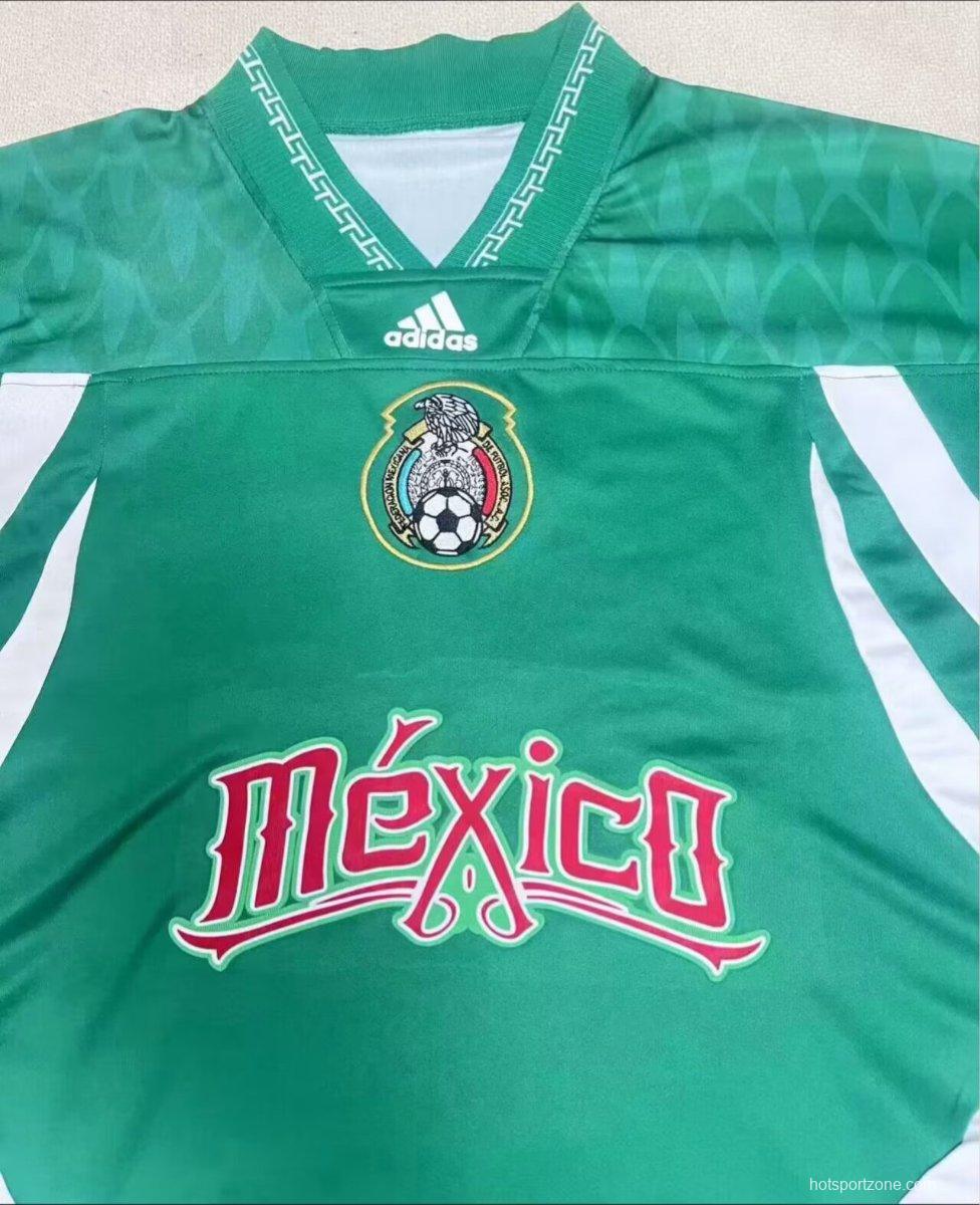 2026 Mexico Bringback Remixed Green Jersey Oversized Fit