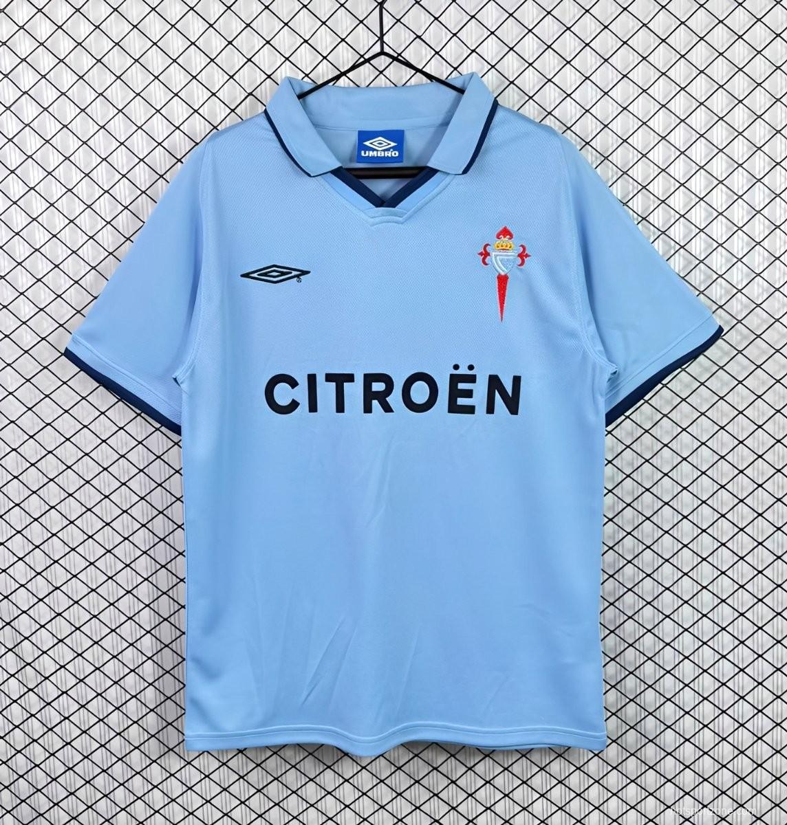 Retro 01/02 Celta de Vigo Home Jersey