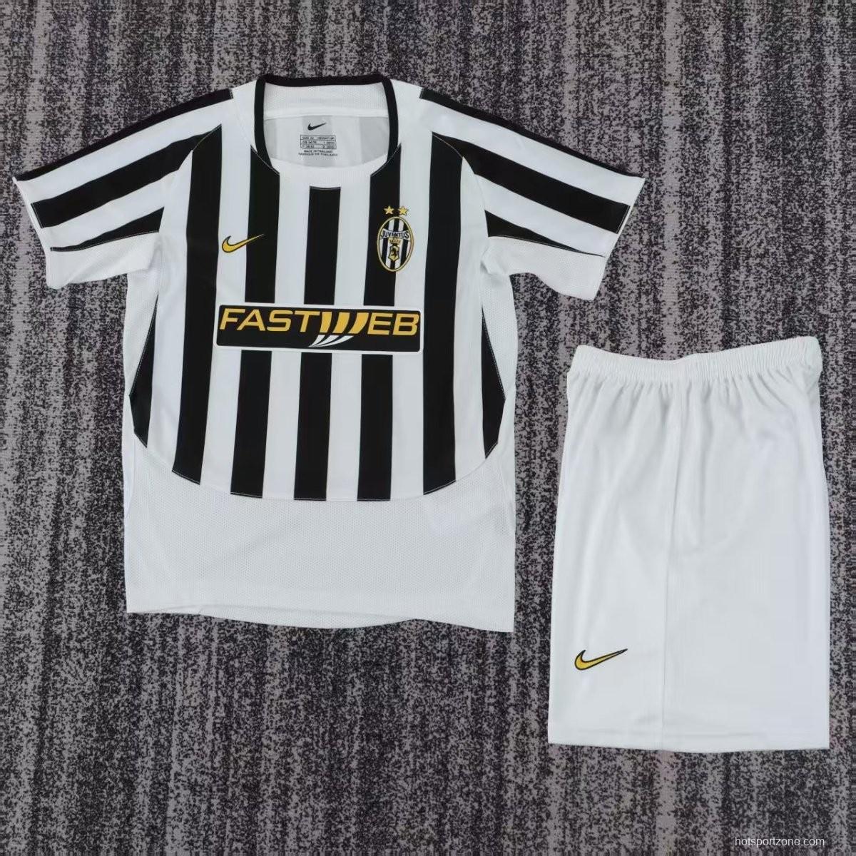 Retro 03/04 Kids Juventus Home Jersey