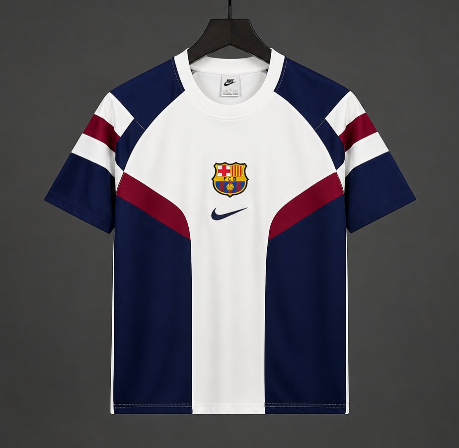 26/27 Barcelona Vintage 1998-01 Remake Away Jersey