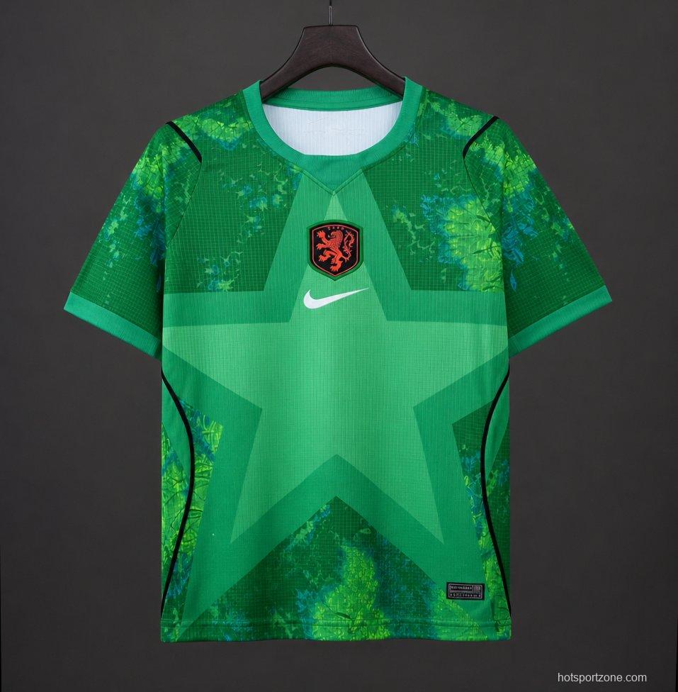 2026 Netherlands Green Goalkeeper Jersey