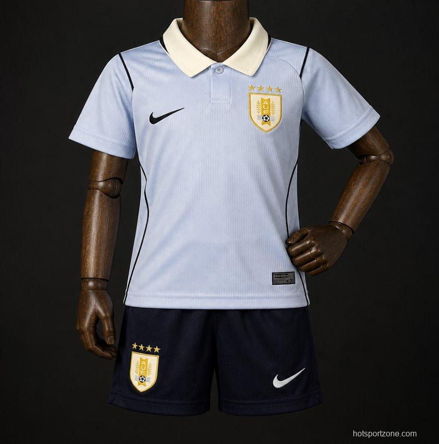 2026 Kids Uruguay Home Jersey
