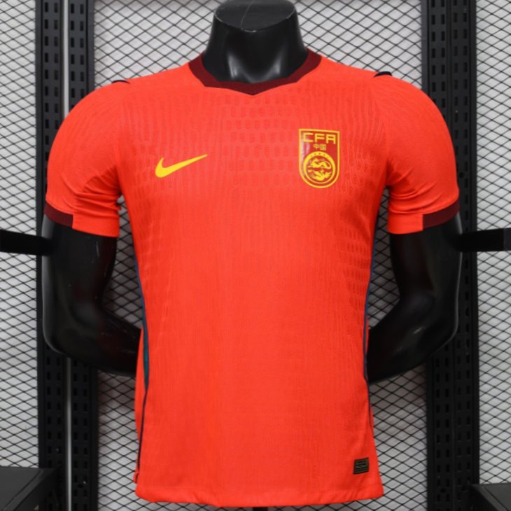 Player Version 2026 China Red  Home Jersey