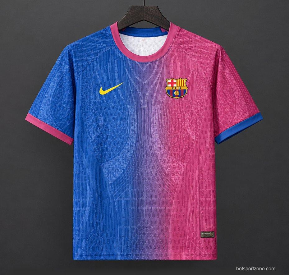 26/27 Barcelona Special Edition Blue/Pink Mosaic Jersey