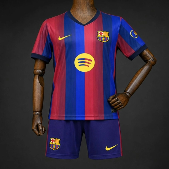 26/27 Kids Barcelona Home Jersey