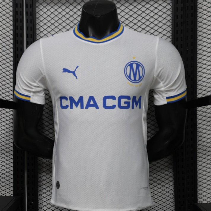 Player Version 26/27 Olympique de Marseille White Home Jersey