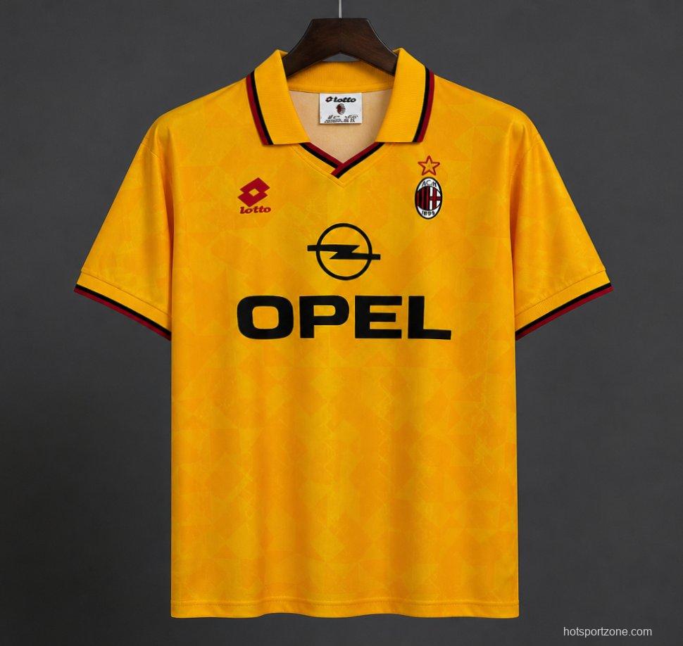 Retro 1995/96 AC Milan Third Soccer Jersey