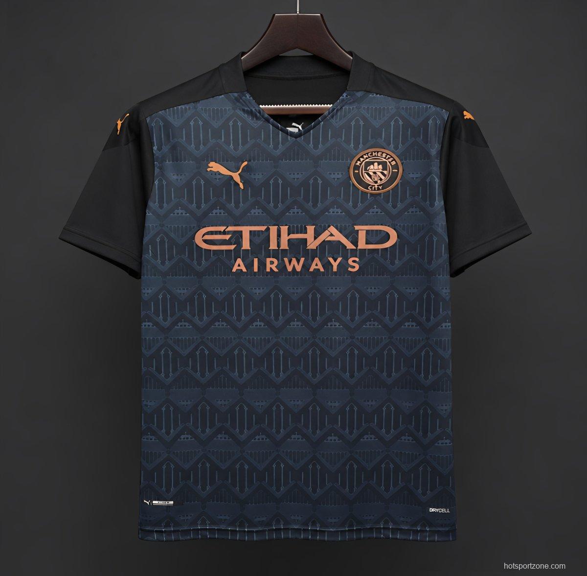 Retro 20/21 Manchester City Away Black Jersey