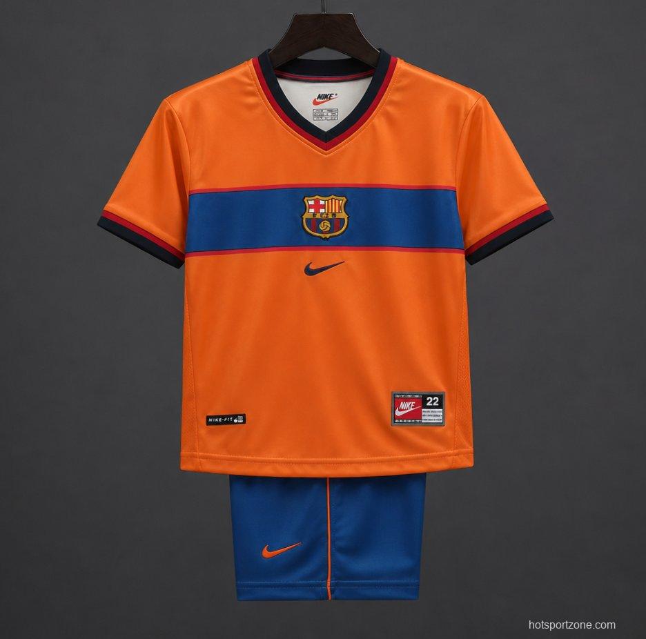 Retro Kids 98/99 Barcelona Third Jersey