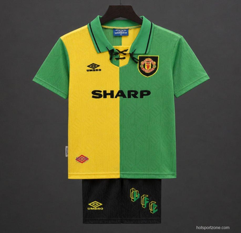 Retro Kids 92/94 Manchester United Away Jersey
