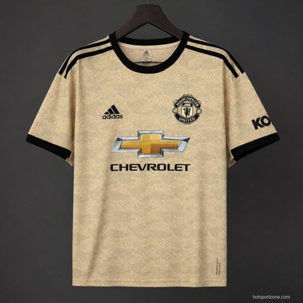 19/20 Retro Manchester United Away Jersey