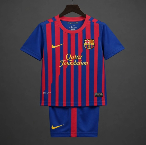 Retro Kids 11/12  FC Barcelona Home Jersey