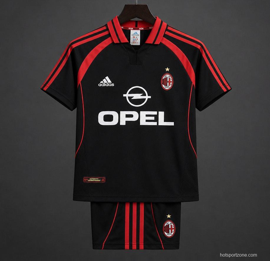 Retro Kids 00/01  AC Milan Third Jersey