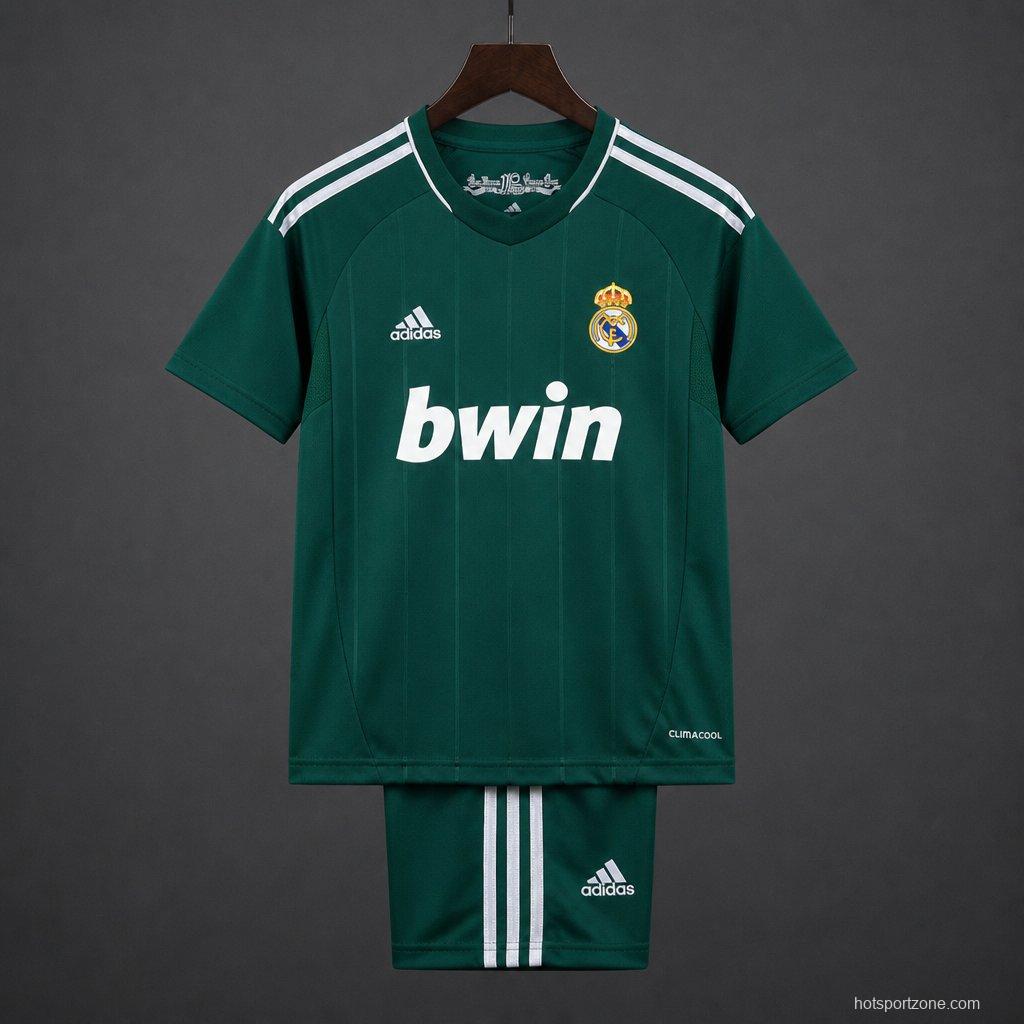 Retro Kids 12/13  Real Madrid Third Green Jersey