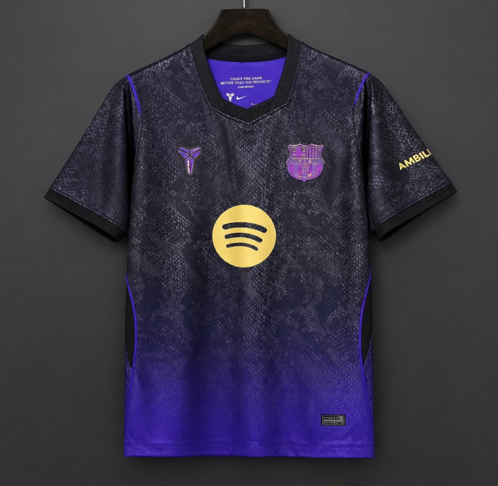26/27 Barcelona Away "Purple Mamba" Purple Black Jersey
