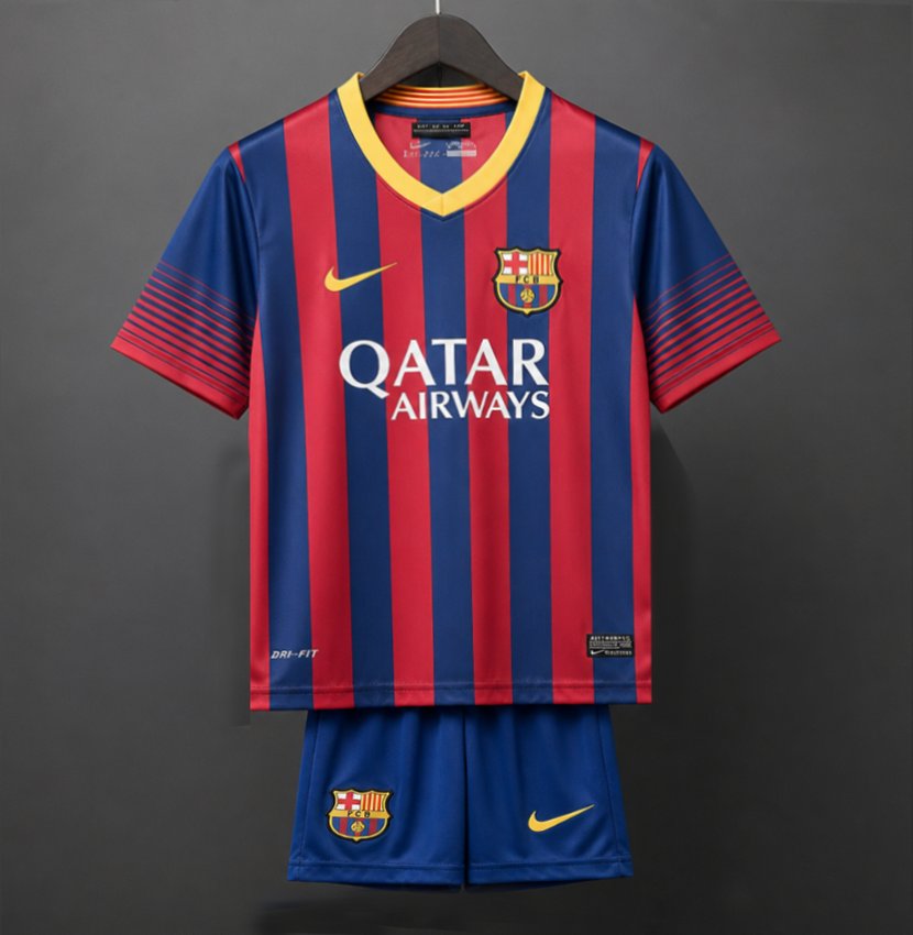 Retro Kids 13/14 FC Barcelona Home Jersey