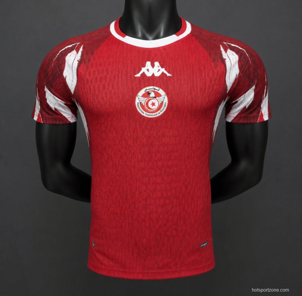 Player Version 2026 Tunisia Home Jersey