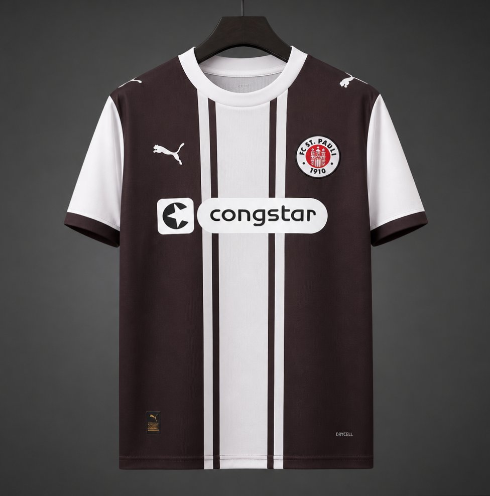 25/26 FC St. Pauli Brown 1970s Remake Special Jersey