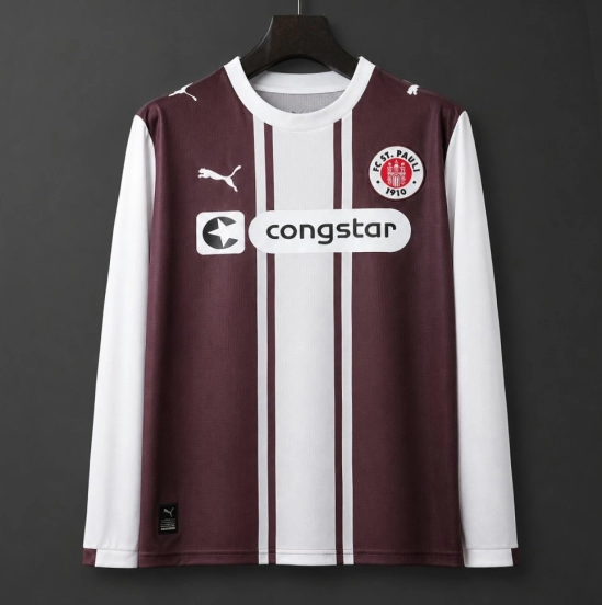 25/26 FC St. Pauli Brown 1970s Remake Special Long Sleeve Jersey