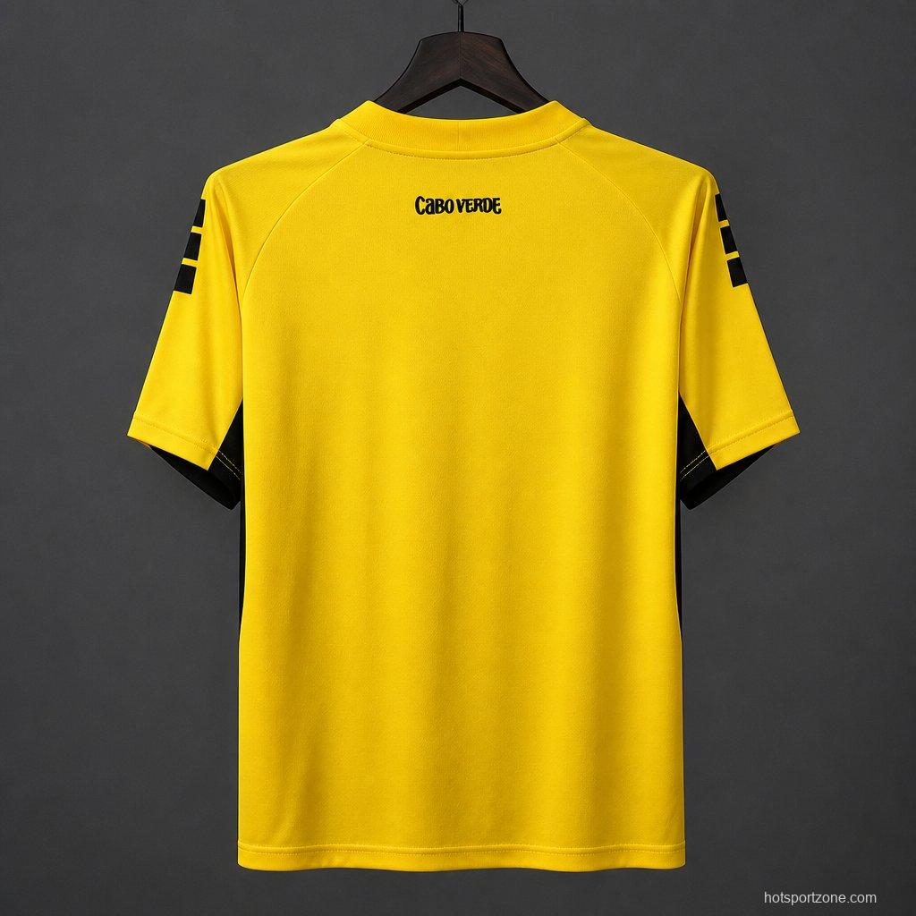 2026 Cape Verde Yellow Goalkeeper Vozinha Jersey