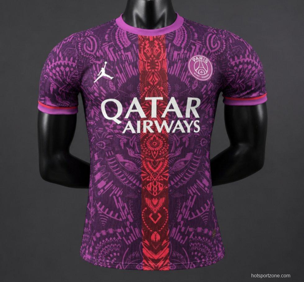 Player Version 26/27 Paris Saint-Germain Purple with Tribal Pattern Special Edition Jersey
