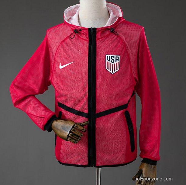 2026 USA Men's Football Anthem Jacket - Red