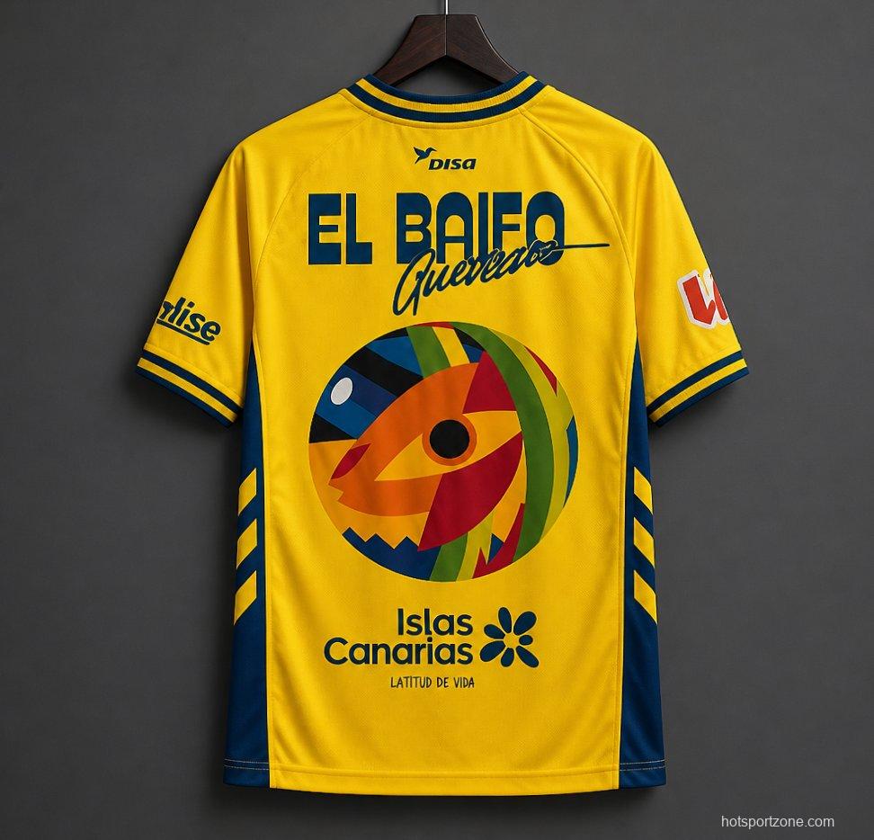 25/26 UD Las Palmas Home Jersey – Quevedo "El Baifo" Special Edition