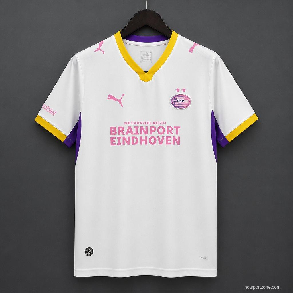 26/27 PSV Eindhoven Away White Jersey