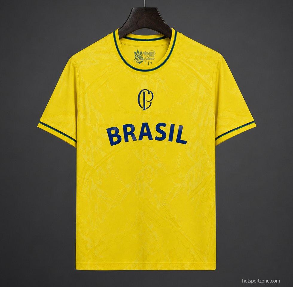 2026 Brazil x Corinthians Special Yellow Jersey