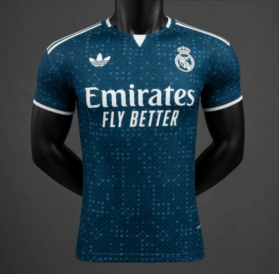 Player Version 26/27 Real Madrid Teal Away Jersey