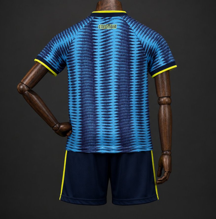 2026 Kids Colombia World Cup Away Kit