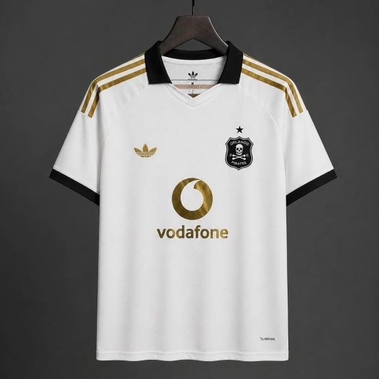 26/27 Orlando Pirates Away White Jersey