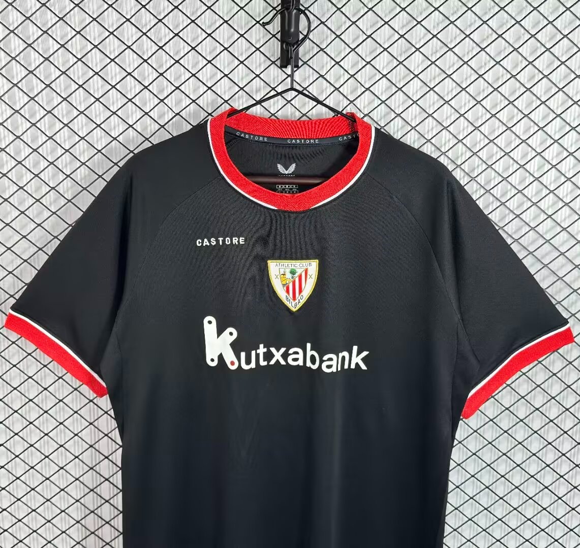 26/27 Athletic Club Bilbao Black Away Jersey