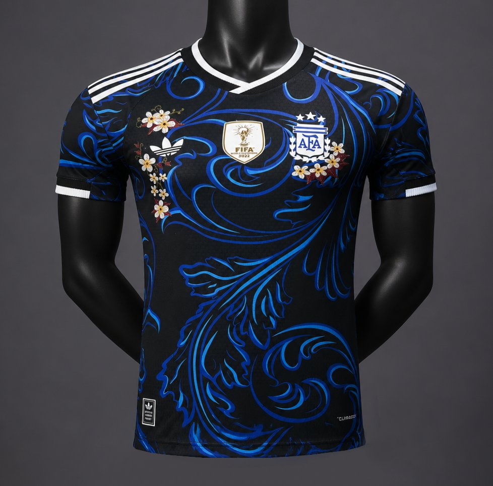 Player Version 2026 Argentina Away "Floral Edition" Special Jersey