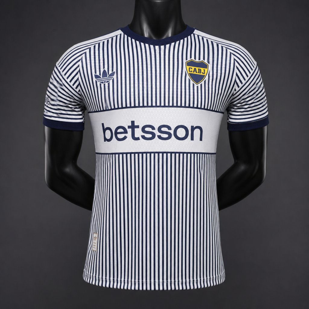Player Version 26/27 Boca Juniors Away Stripes Jersey