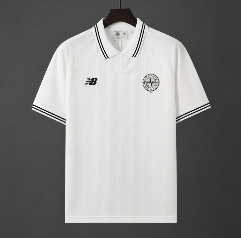 26/27 New Balance X Stone Island White LIMITED EDITION Jersey