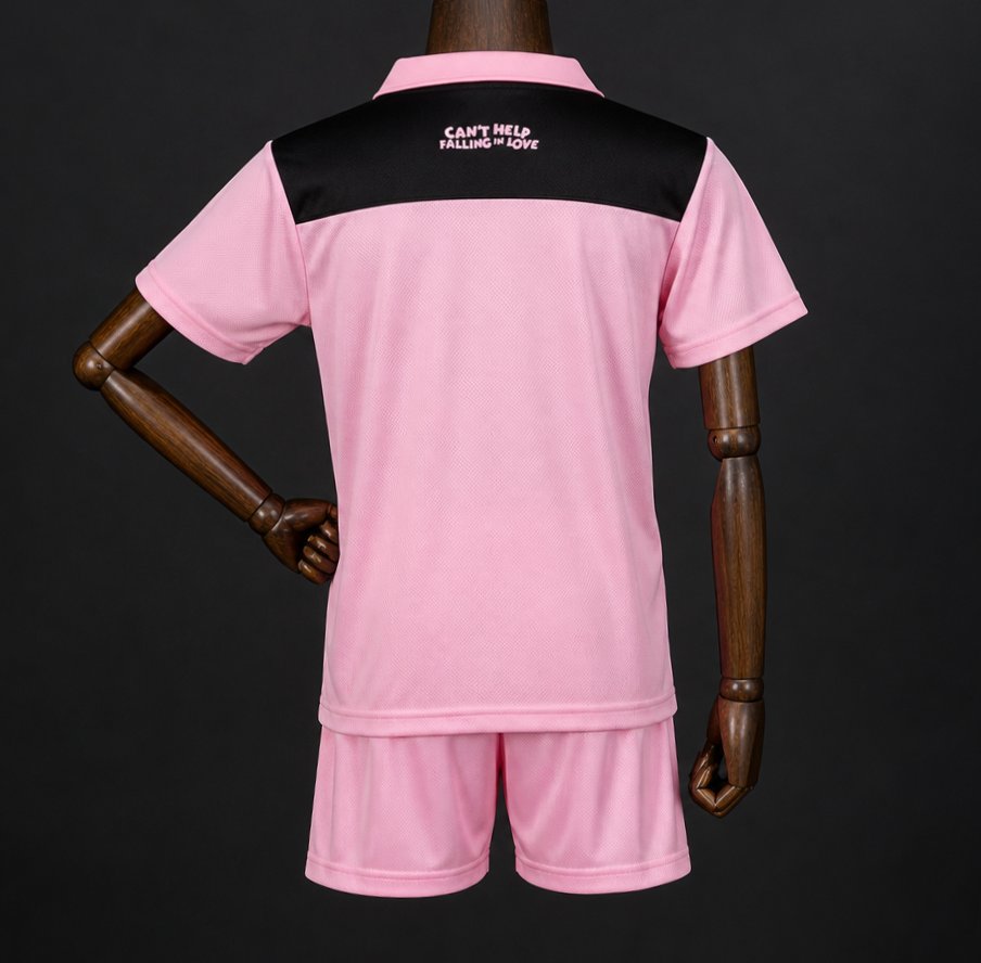 26/27 Kids Sunderland AFC Pink with Black Jersey Kit