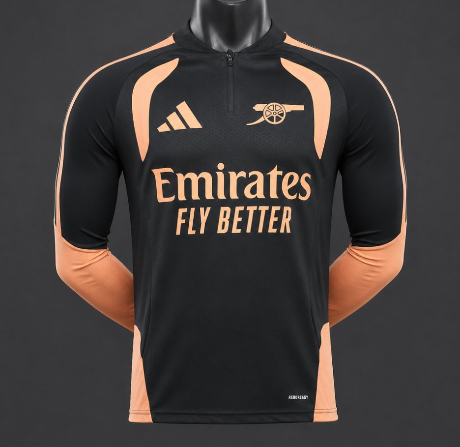 Player Version 26/27 Arsenal FC Black  Long Sleeve Jersey
