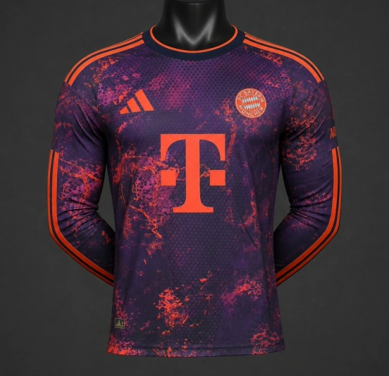 Player Version 26/27 FC Bayern Munich Away Long Sleeve Jersey