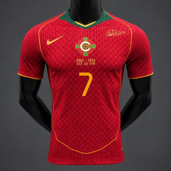 Player Version 2026 Portugal Red Cristiano Ronaldo Special Jersey