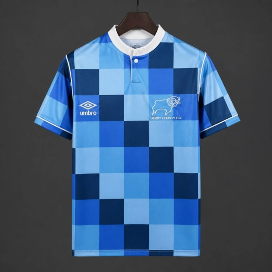 Retro 87/90 Derby County Home Jersey