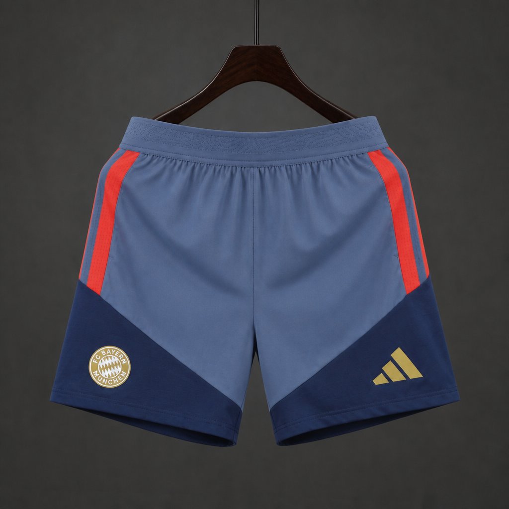 Player Version 26/27 Bayern Munich Grey Shorts with Pockets