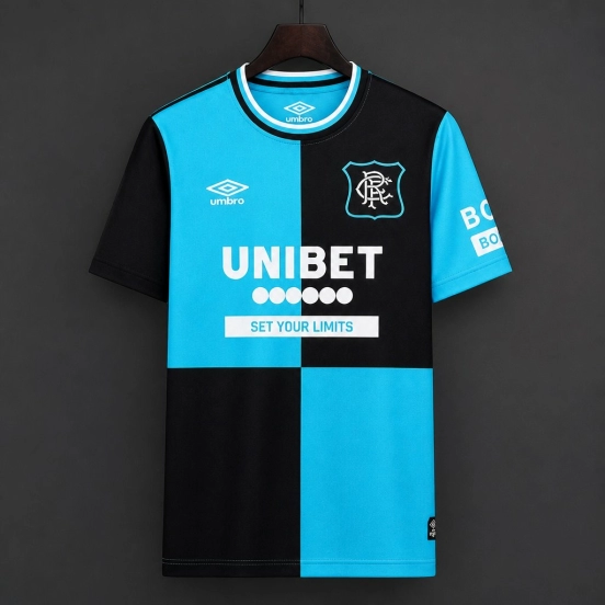 26/27 Rangers Fourth Blue Black Jersey